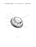 Irrigation Sprinkler with Ratcheting Manual Nozzle Rotation diagram and image