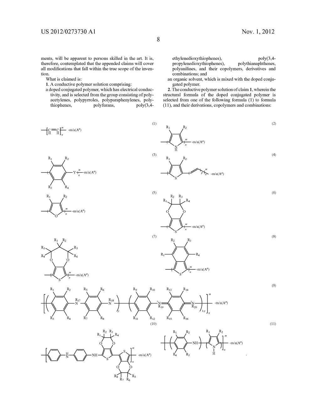 CONDUCTIVE POLYMER SOLUTION AND PREPARATION METHOD THEREOF - diagram, schematic, and image 11