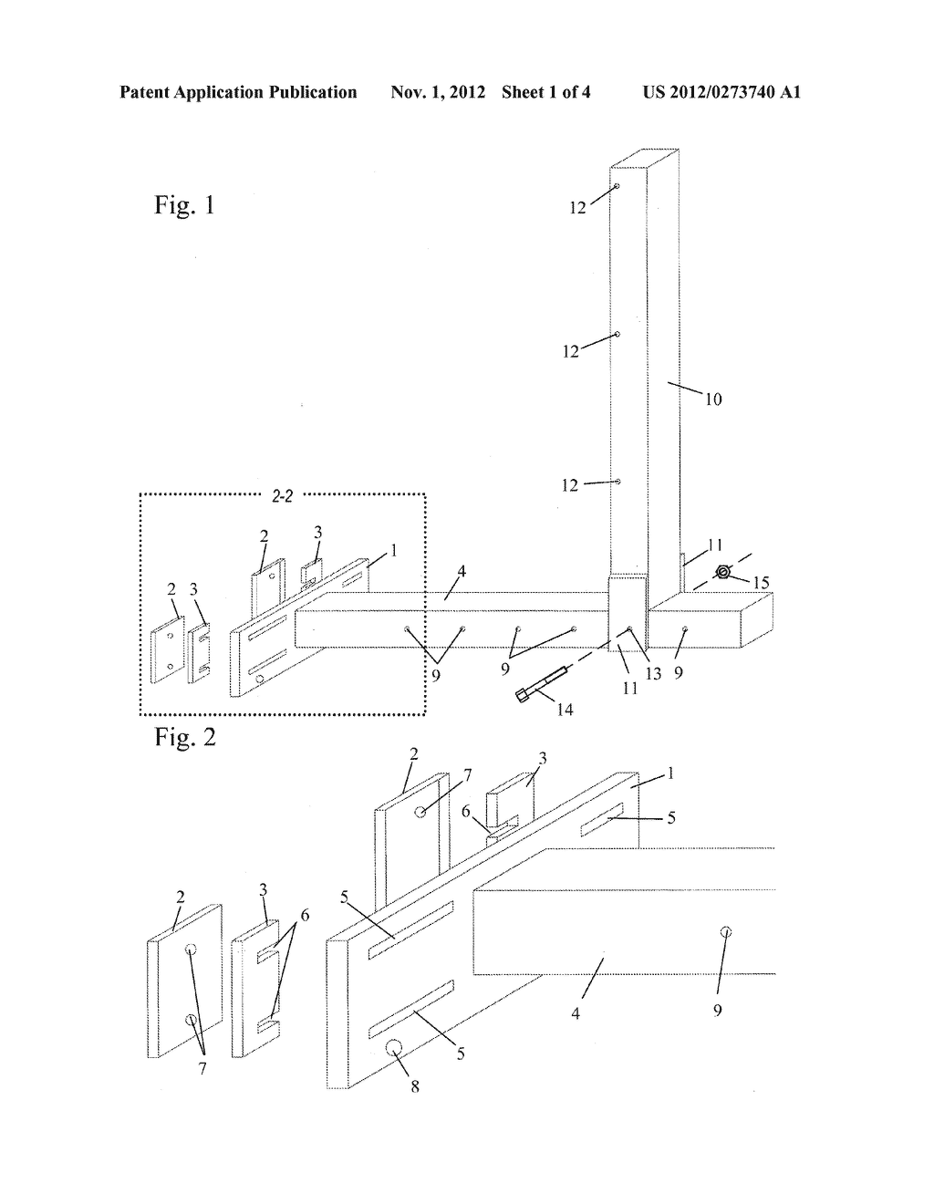 Safety Railing Support System - diagram, schematic, and image 02