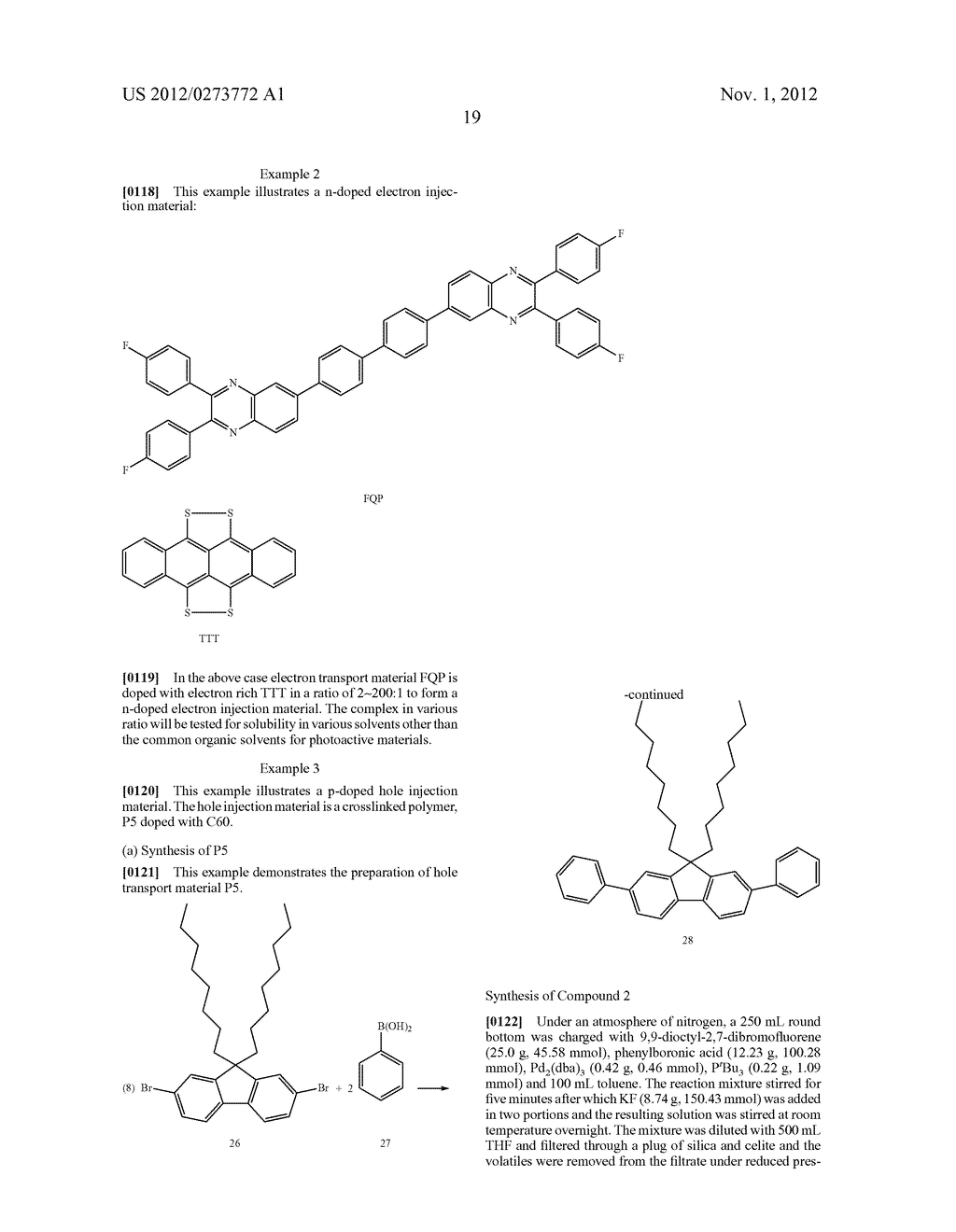 CHARGE TRANSPORT LAYERS AND ORGANIC ELECTRON DEVICES COMPRISING SAME - diagram, schematic, and image 21