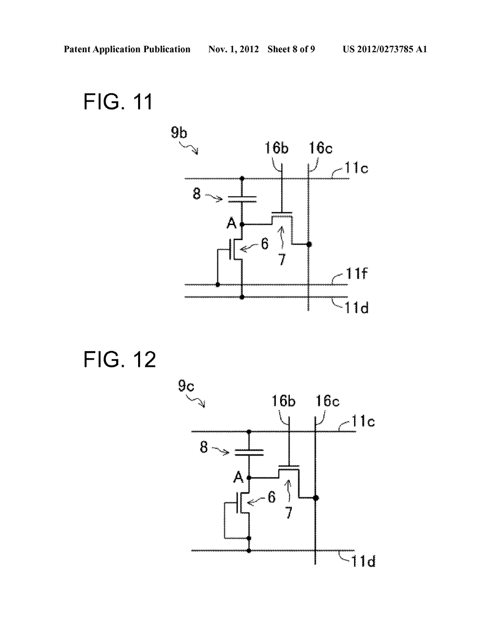 PHOTOSENSOR ELEMENT, PHOTOSENSOR CIRCUIT, THIN FILM TRANSISTOR SUBSTRATE,     DISPLAY PANEL, AND METHOD FOR MANUFACTURING PHOTOSENSOR ELEMENT - diagram, schematic, and image 09