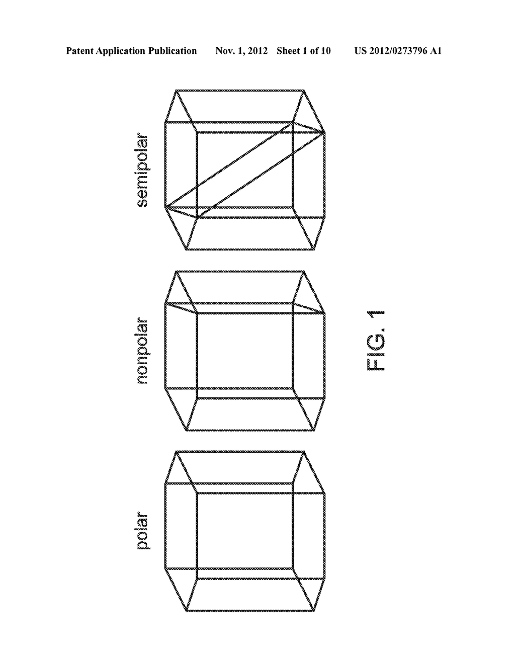 HIGH INDIUM UPTAKE AND HIGH POLARIZATION RATIO FOR GROUP-III NITRIDE     OPTOELECTRONIC DEVICES FABRICATED ON A SEMIPOLAR (20-2-1) PLANE OF A     GALLIUM NITRIDE SUBSTRATE - diagram, schematic, and image 02