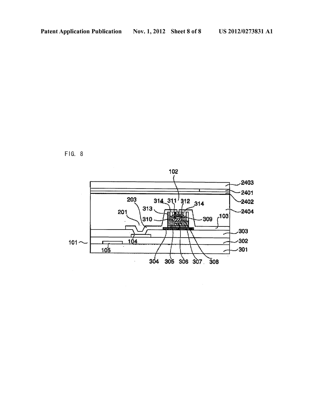 SEMICONDUCTOR DEVICE, PROCESS FOR PRODUCING SAME, AND DISPLAY DEVICE - diagram, schematic, and image 09