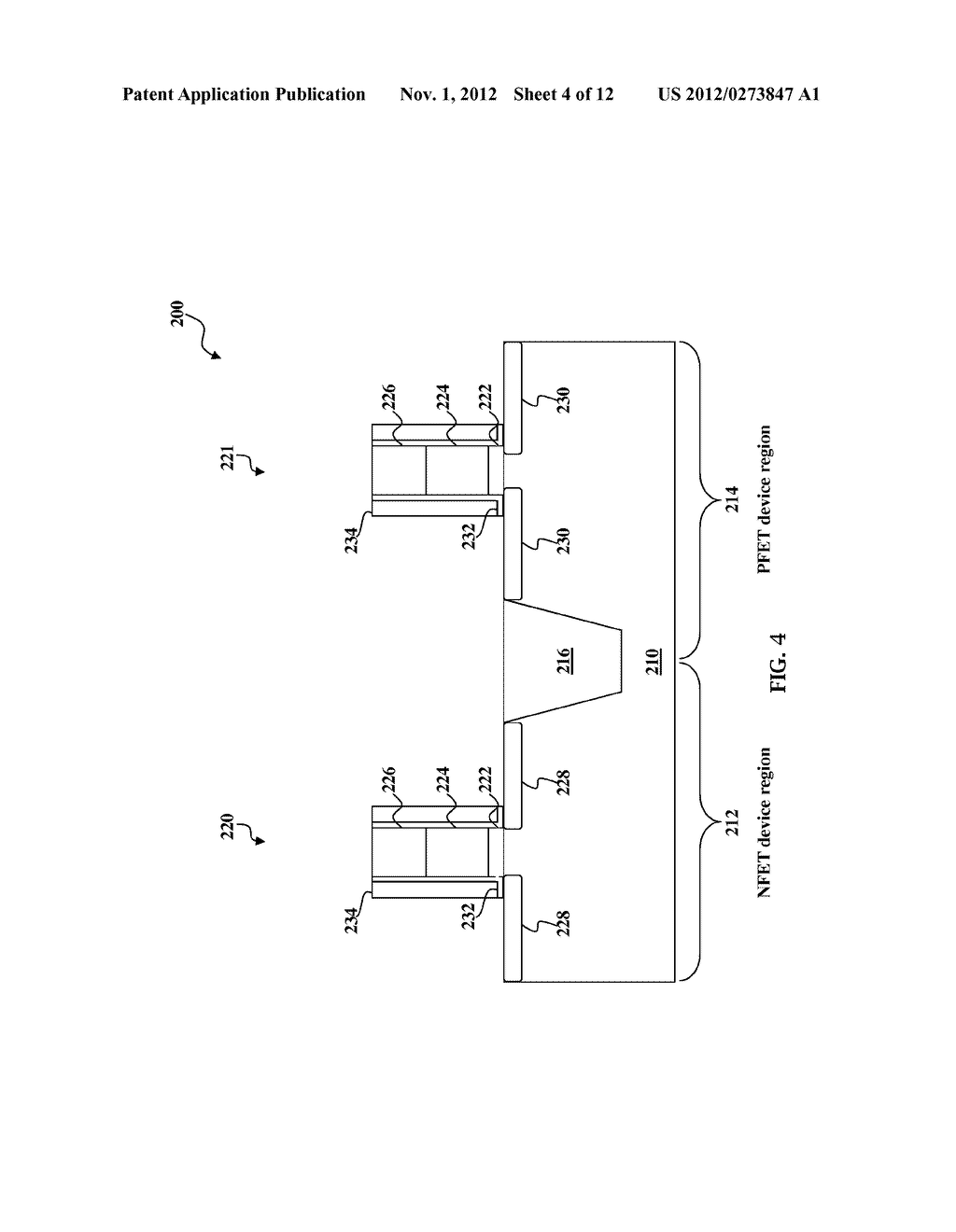 INTEGRATED CIRCUIT DEVICE WITH WELL CONTROLLED SURFACE PROXIMITY AND     METHOD OF MANUFACTURING SAME - diagram, schematic, and image 05