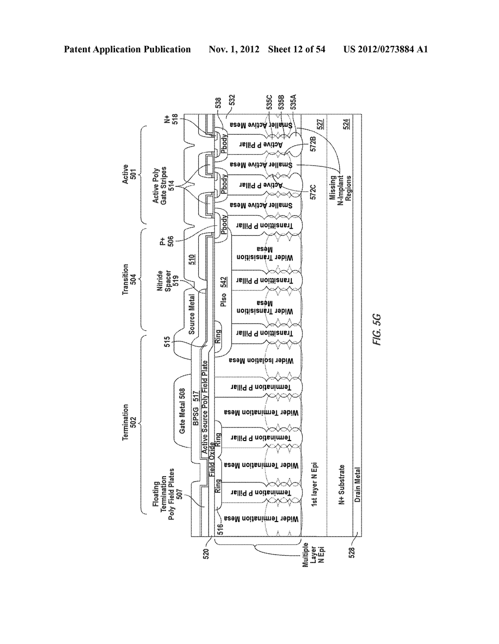 Superjunction Structures for Power Devices and Methods of Manufacture - diagram, schematic, and image 13