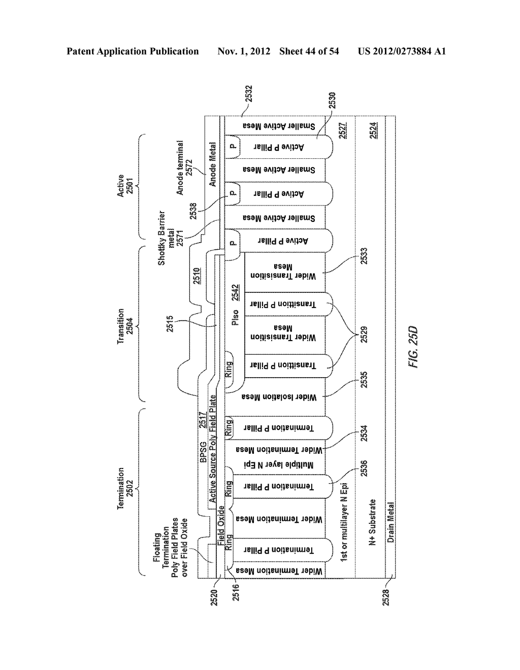Superjunction Structures for Power Devices and Methods of Manufacture - diagram, schematic, and image 45