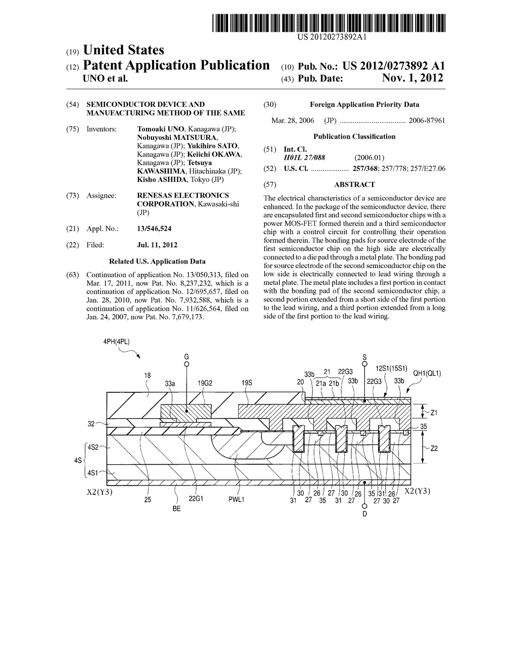 SEMICONDUCTOR DEVICE AND MANUFACTURING METHOD OF THE SAME - diagram, schematic, and image 01