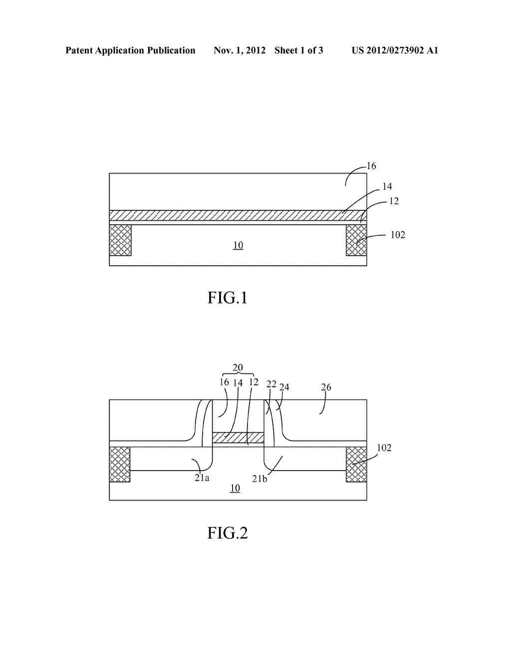 GATE STACK STRUCTURE WITH ETCH STOP LAYER AND MANUFACTURING PROCESS     THEREOF - diagram, schematic, and image 02
