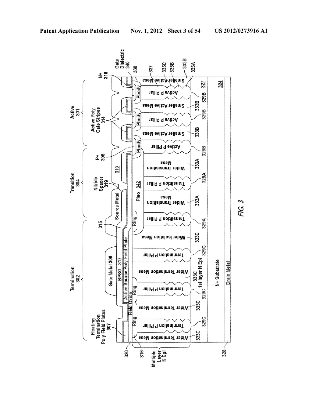 Superjunction Structures for Power Devices and Methods of Manufacture - diagram, schematic, and image 04