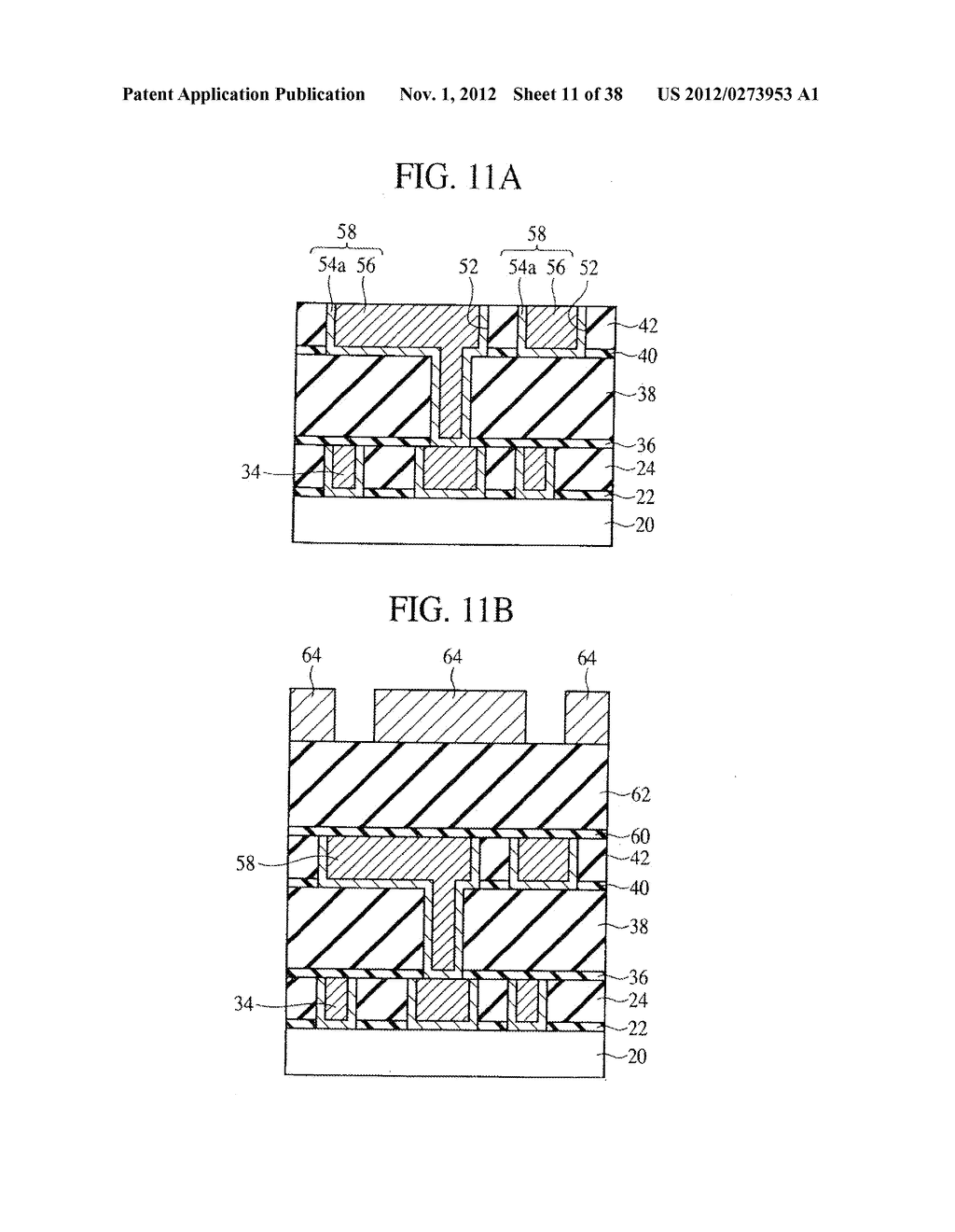 SEMICONDUCTOR DEVICE HAVING GROOVE-SHAPED VIA-HOLE - diagram, schematic, and image 12