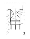 DEVICE FOR SEALING A COOLING TANK FOR AN EXTRUDED PLASTIC PROFILE diagram and image