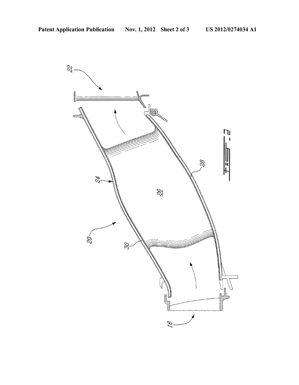 SEAL ARRANGEMENT FOR SEGMENTED GAS TURBINE ENGINE COMPONENTS - diagram, schematic, and image 03