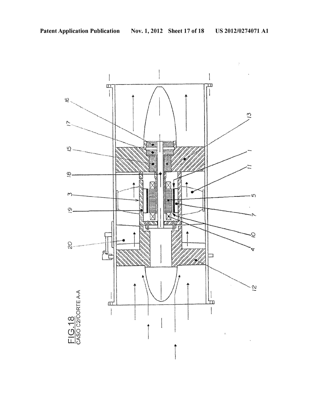 HYDROELECTRIC GENERATOR HAVING WATER-FILLED GAP BETWEEN ROTOR AND STATOR - diagram, schematic, and image 18