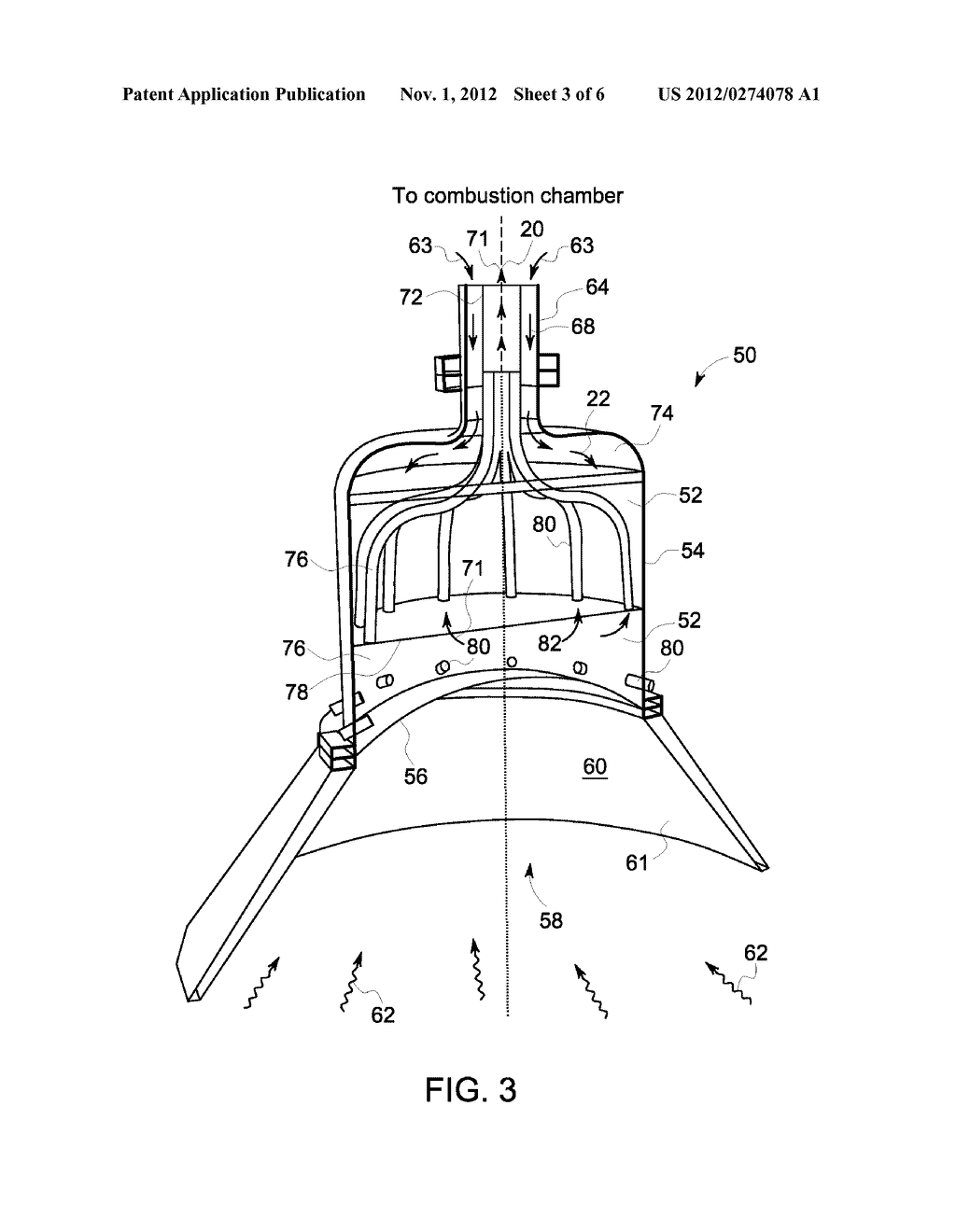 HYBRID CONCENTRATED SOLAR COMBINED CYCLE POWER PLANT AND SOLAR REFORMER     FOR USE THEREIN - diagram, schematic, and image 04