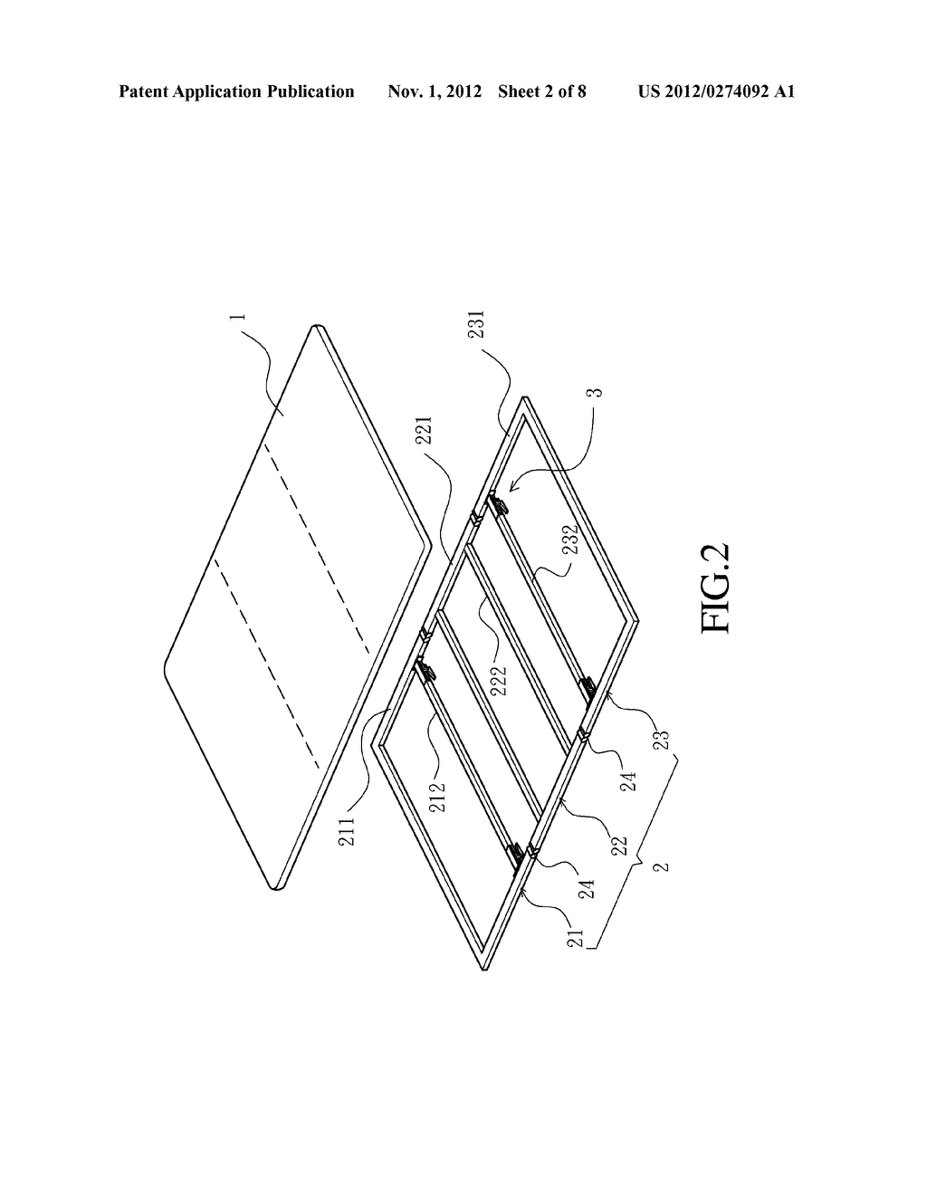 CLAMP STRUCTURE FOR TONNEAU COVER OF PICK-UP TRUCK - diagram, schematic, and image 03