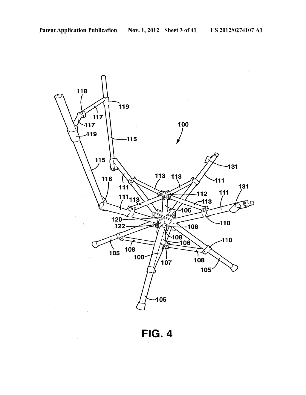 COLLAPSIBLE SWIVEL CHAIR - diagram, schematic, and image 04