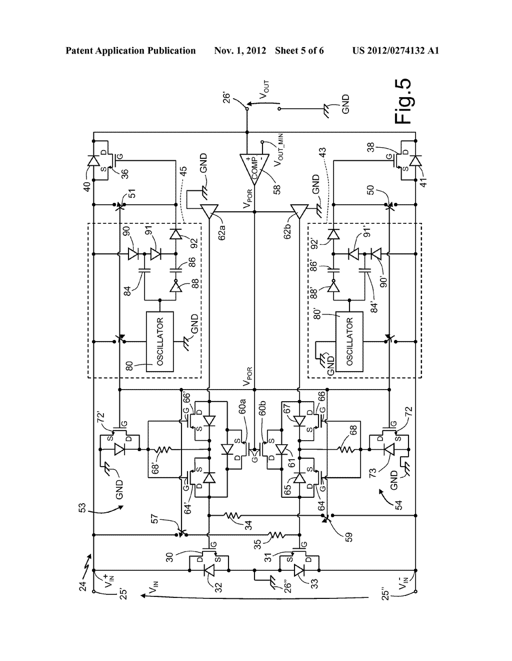 RECTIFIER CIRCUIT, AND ENVIRONMENTAL ENERGY HARVESTING SYSTEM COMPRISING     THE RECTIFIER CIRCUIT - diagram, schematic, and image 06