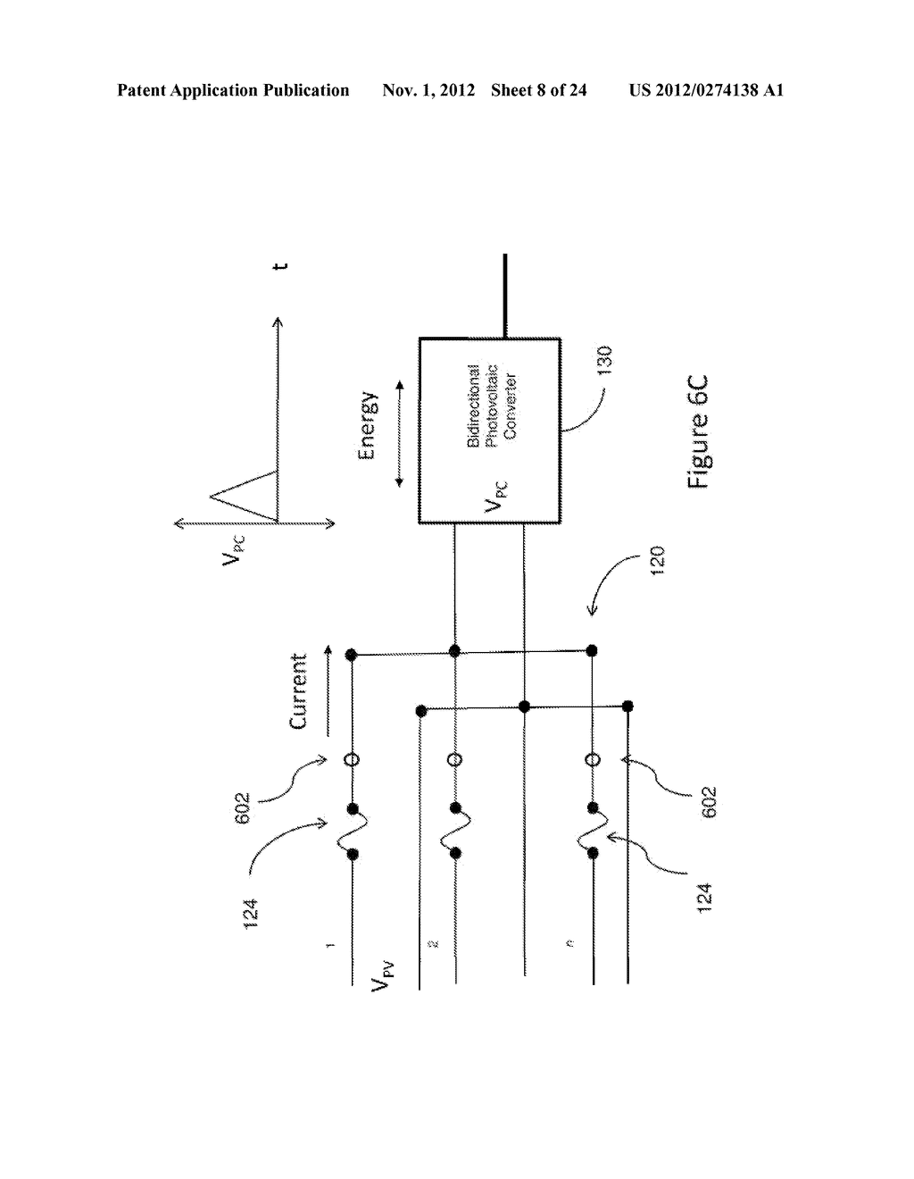 Photovoltaic Array Systems, Methods, and Devices with Bidirectional     Converter - diagram, schematic, and image 09