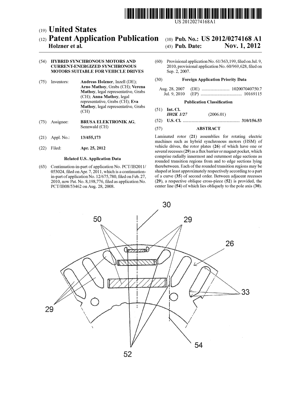 HYBRID SYNCHRONOUS MOTORS AND CURRENT-ENERGIZED SYNCHRONOUS MOTORS     SUITABLE FOR VEHICLE DRIVES - diagram, schematic, and image 01