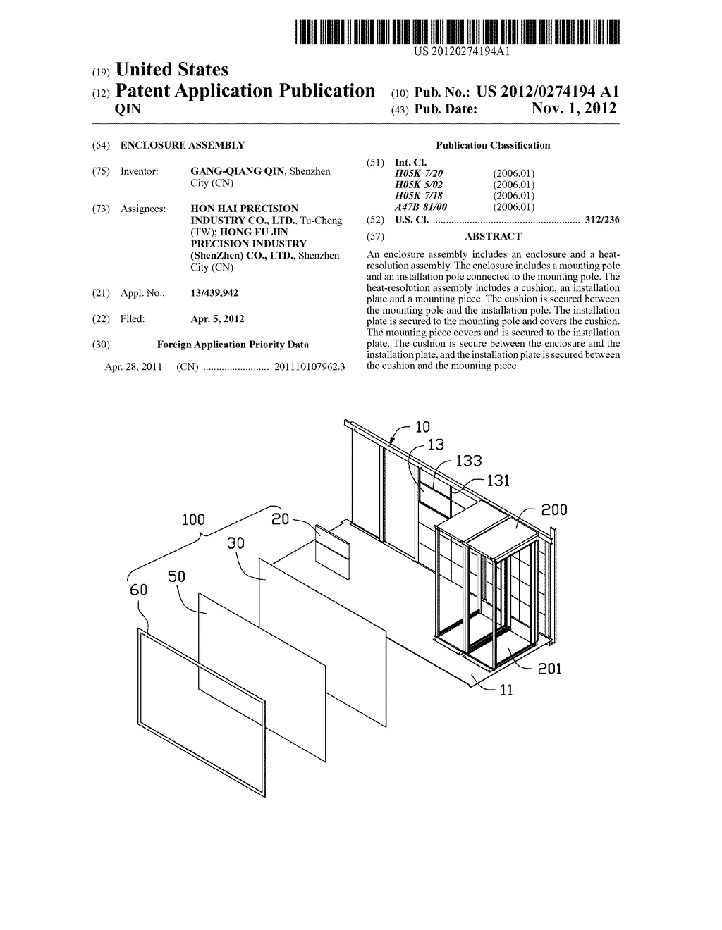 ENCLOSURE ASSEMBLY - diagram, schematic, and image 01