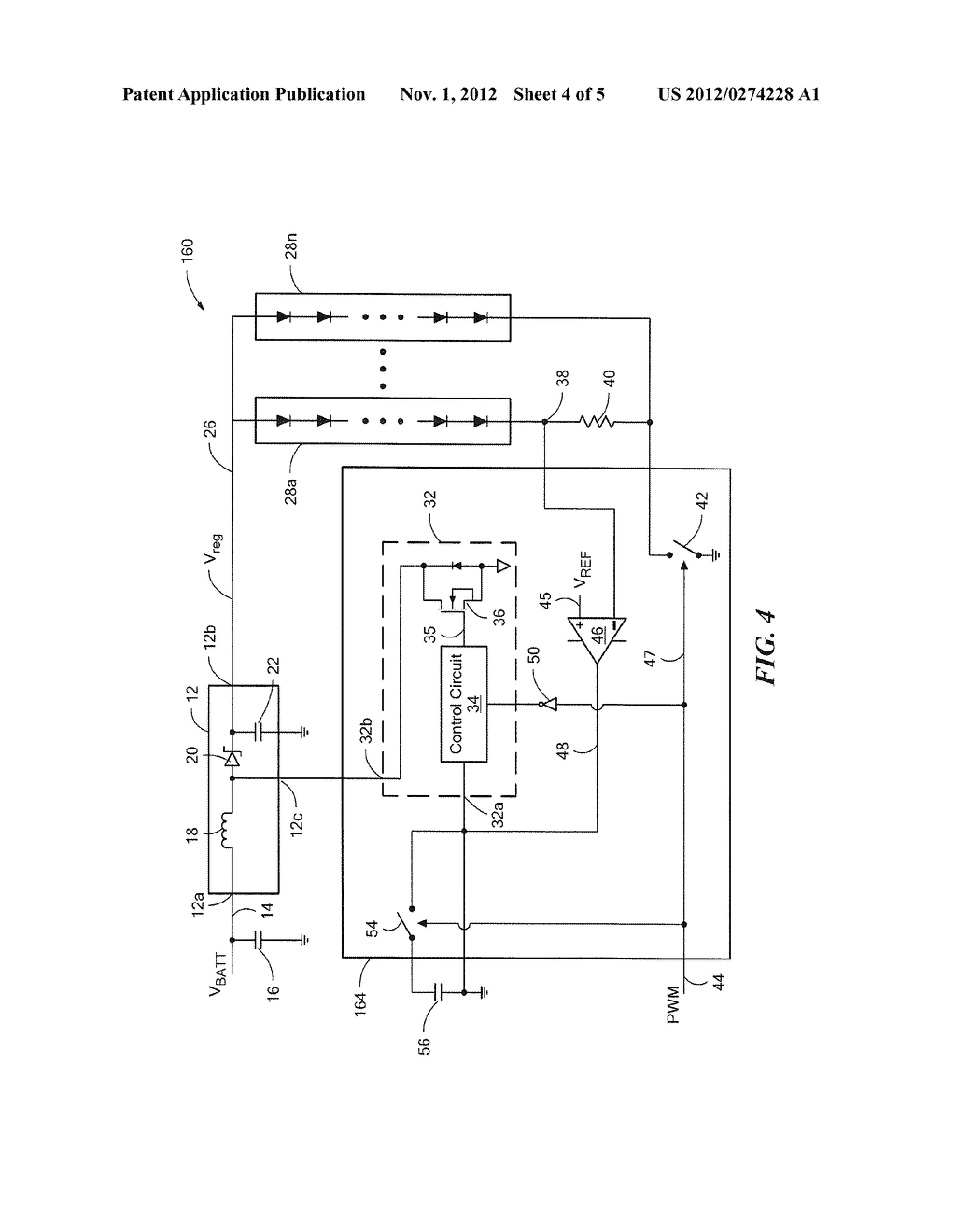 ELECTRONIC CIRCUITS AND METHODS FOR DRIVING A DIODE LOAD - diagram, schematic, and image 05