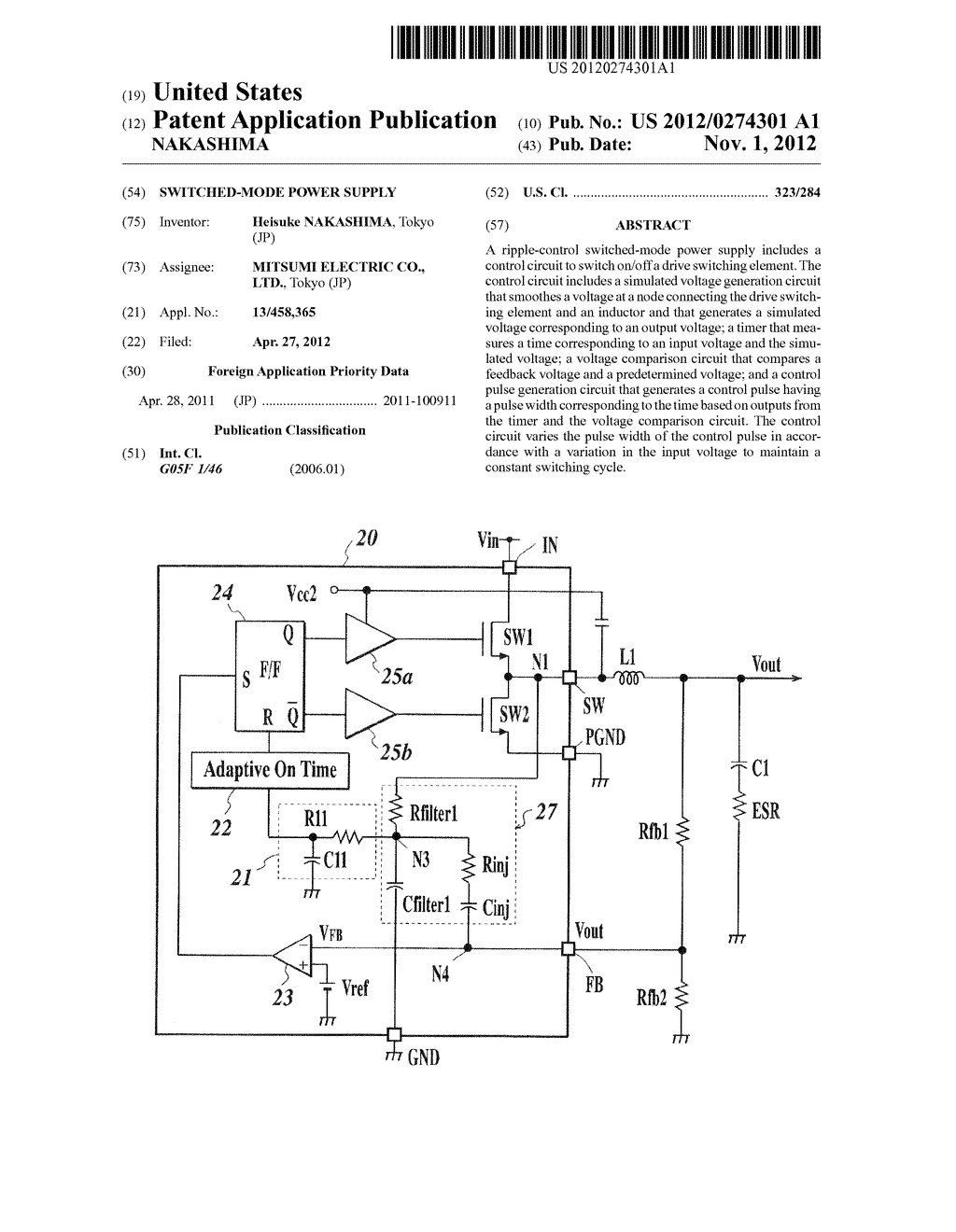 SWITCHED-MODE POWER SUPPLY - diagram, schematic, and image 01