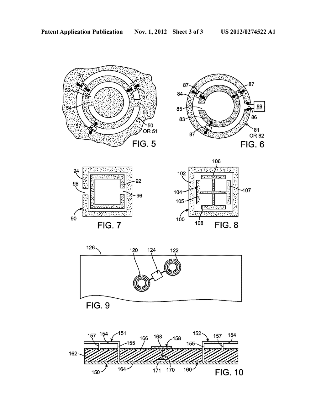 MULTIPLE ANTENNA ASSEMBLY UTILIZING ELECTRO BAND GAP ISOLATION STRUCTURES - diagram, schematic, and image 04