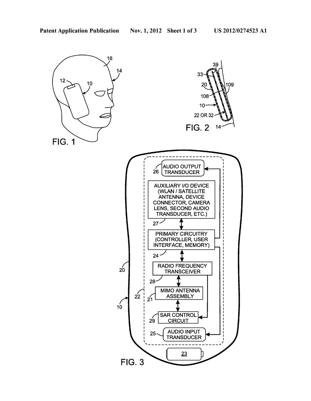 ANTENNA ASSEMBLY UTILIZING METAL-DIELECTRIC RESONANT STRUCTURES FOR     SPECIFIC ABSORPTION RATE COMPLIANCE - diagram, schematic, and image 02