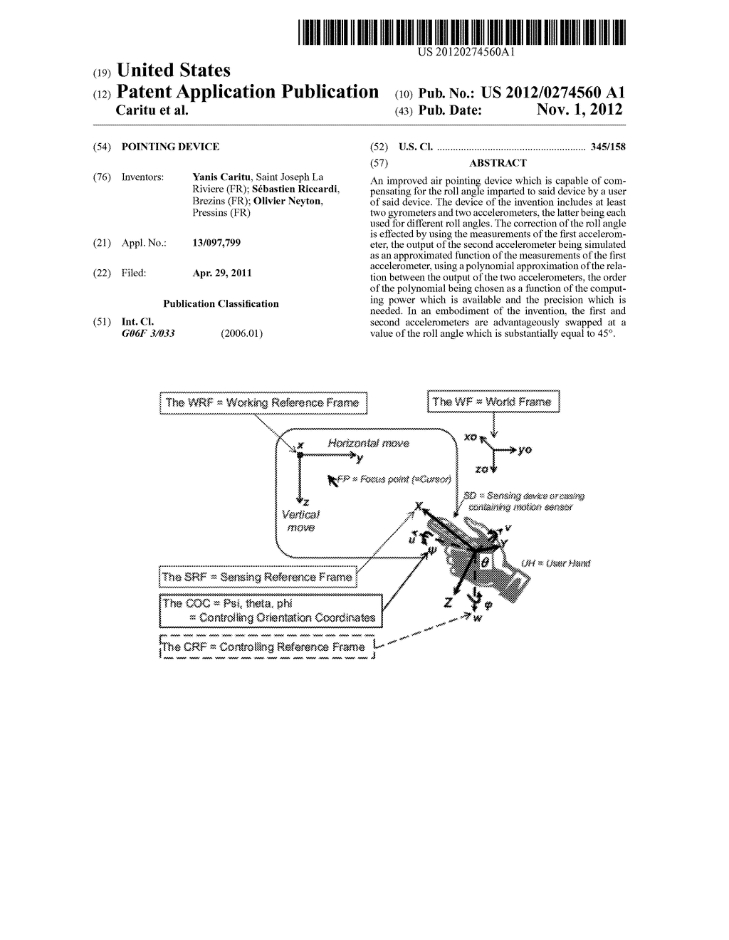 POINTING DEVICE - diagram, schematic, and image 01