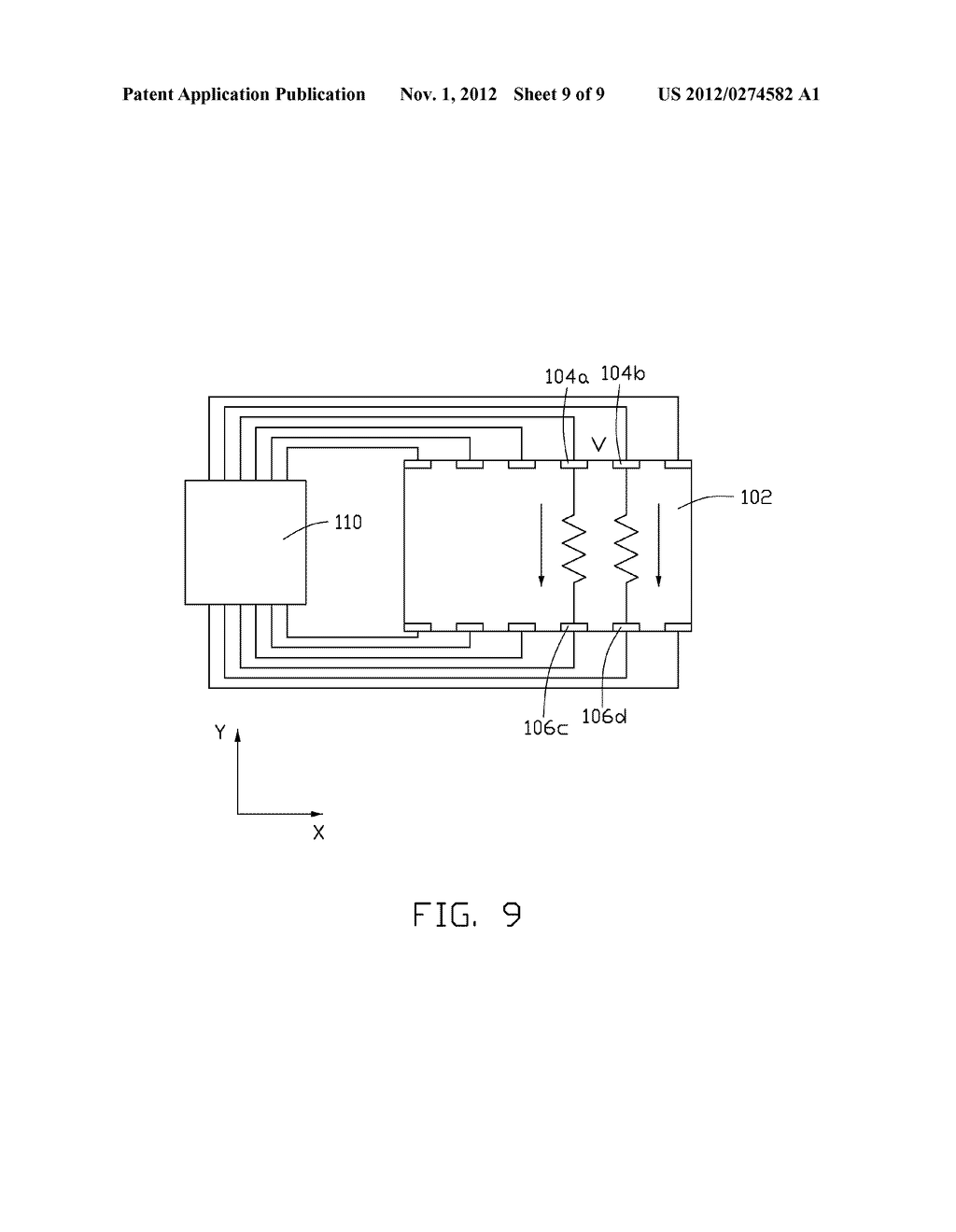 TOUCH SPOT DETECTING METHOD OF TOUCH PANEL - diagram, schematic, and image 10