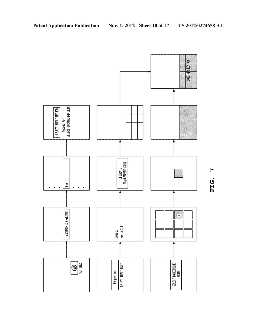 METHOD AND SYSTEM FOR PROVIDING BACKGROUND CONTENTS OF VIRTUAL KEY INPUT     DEVICE - diagram, schematic, and image 11