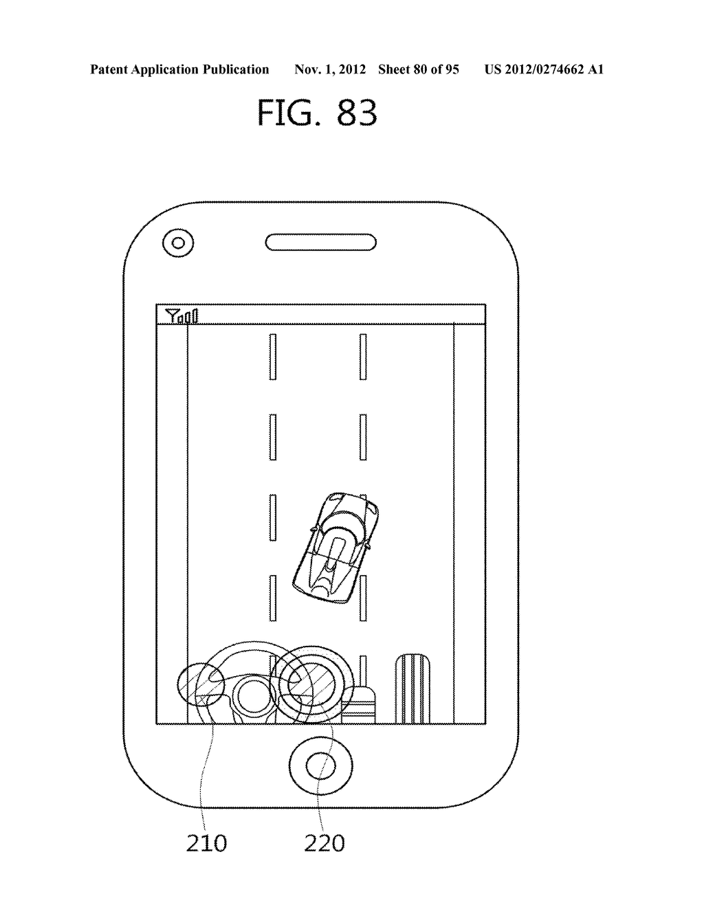 METHOD FOR PROVIDING A USER INTERFACE BASED ON TOUCH PRESSURE, AND     ELECTRONIC DEVICE USING SAME - diagram, schematic, and image 81