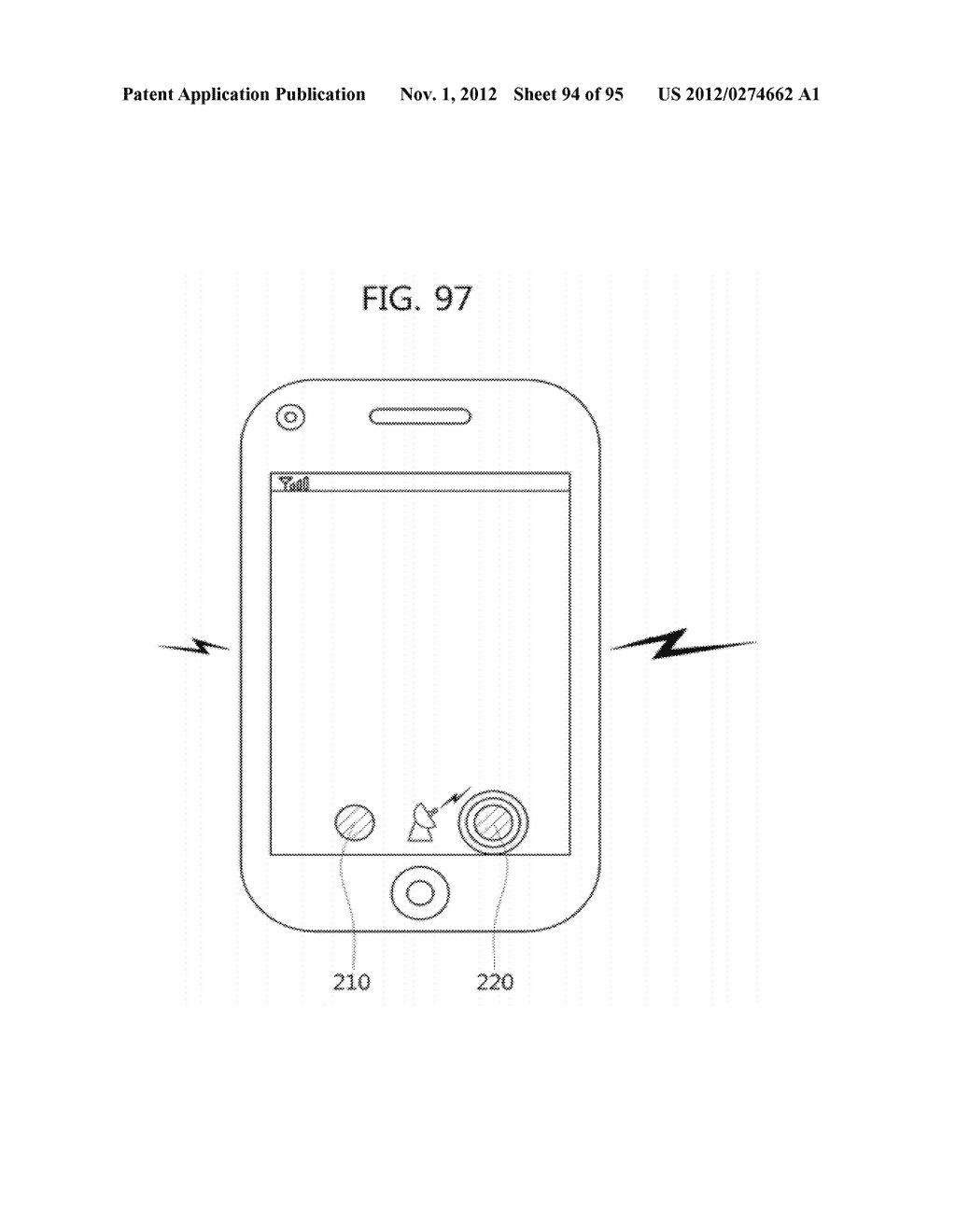 METHOD FOR PROVIDING A USER INTERFACE BASED ON TOUCH PRESSURE, AND     ELECTRONIC DEVICE USING SAME - diagram, schematic, and image 95