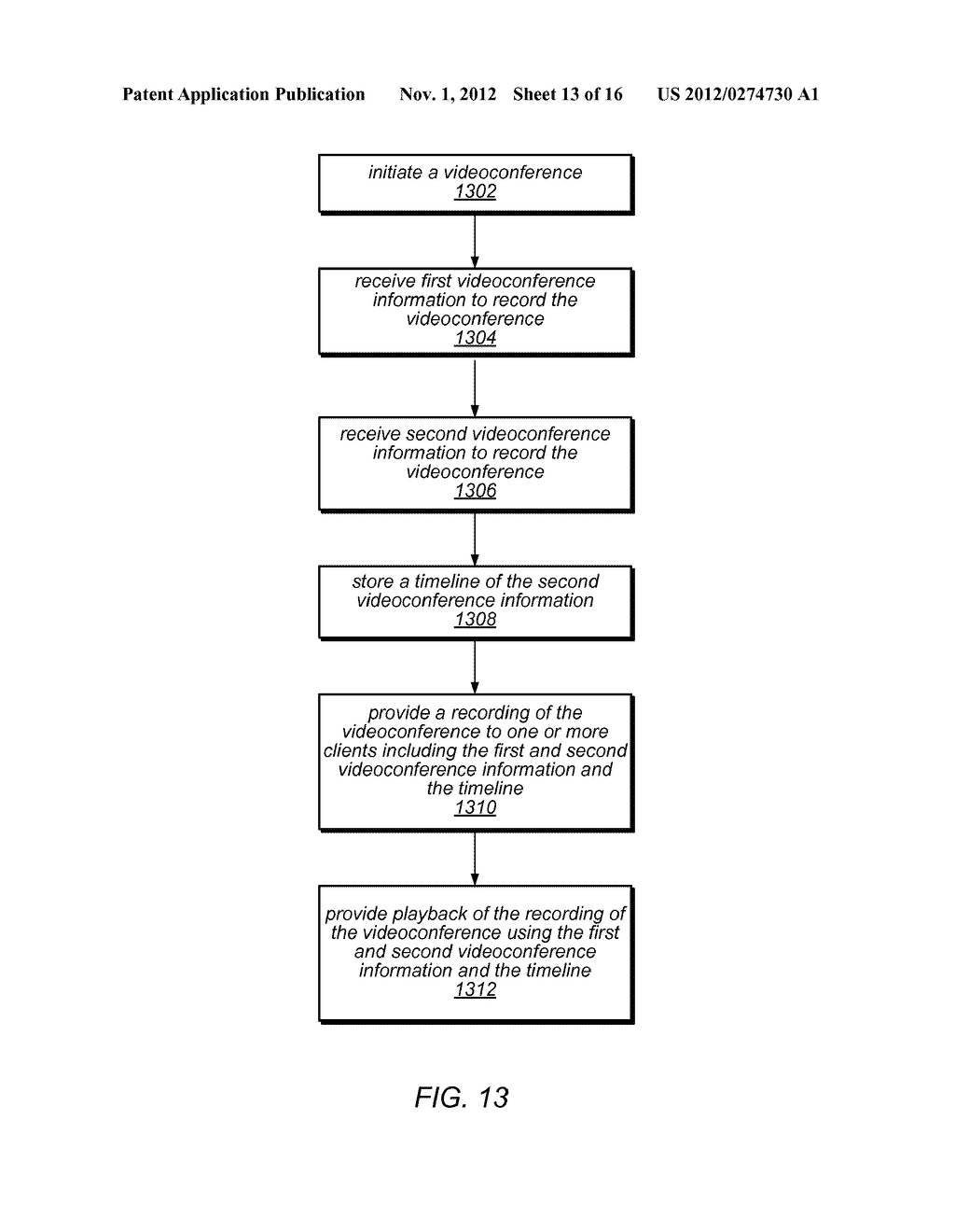 Distributed Recording of a Videoconference in Multiple Formats - diagram, schematic, and image 14