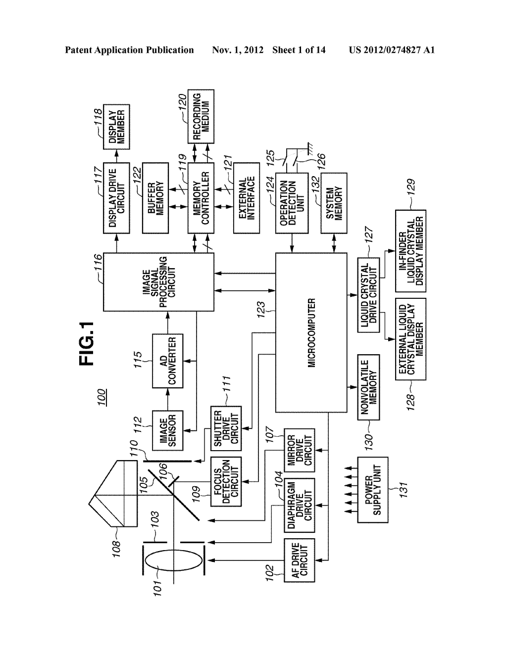 IMAGING APPARATUS AND METHOD FOR CONTROLLING THE SAME - diagram, schematic, and image 02