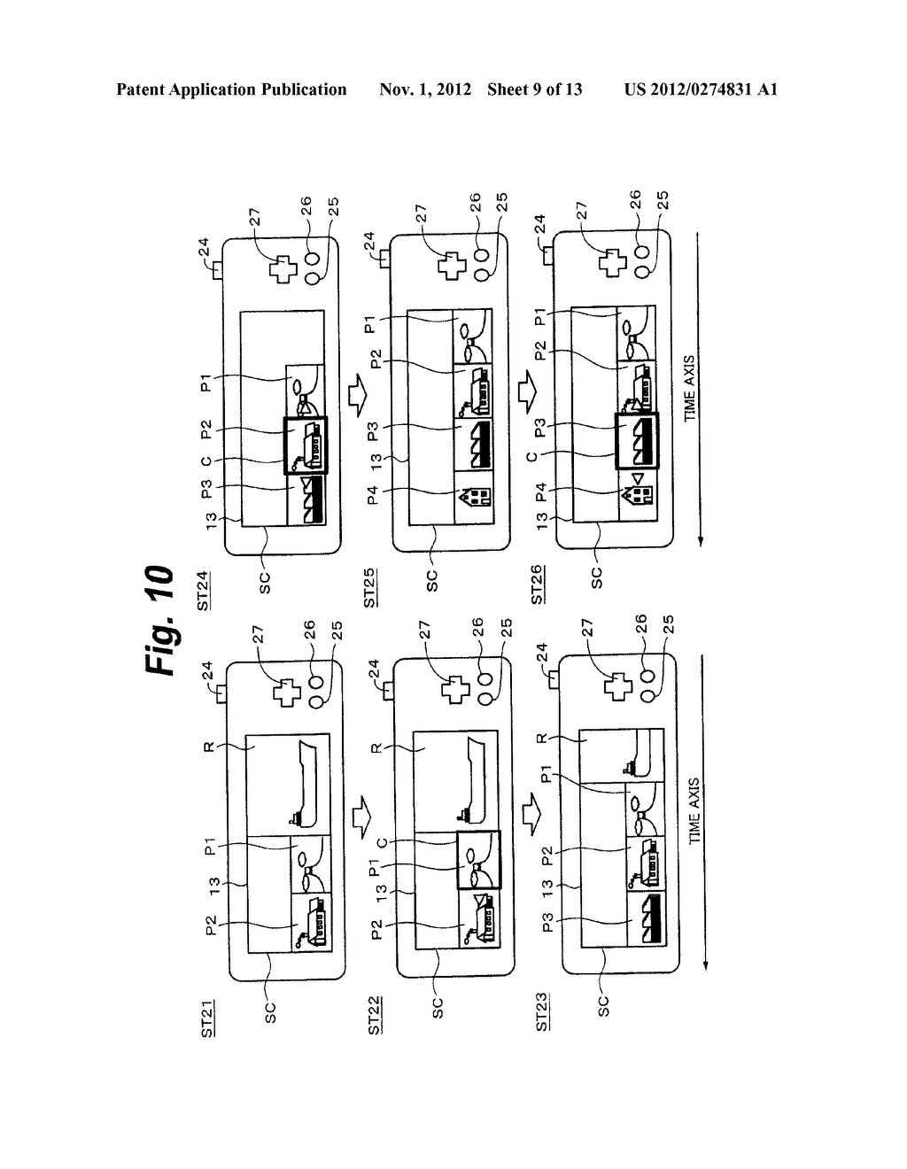 IMAGING APPARATUS, USER INTERFACE, AND ASSOCIATED METHODOLOGY FOR A     CO-EXISTENT SHOOTING AND REPRODUCTION MODE - diagram, schematic, and image 10