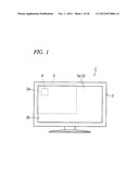 TELEVISION APPARATUS AND ELECTRONIC APPARATUS diagram and image