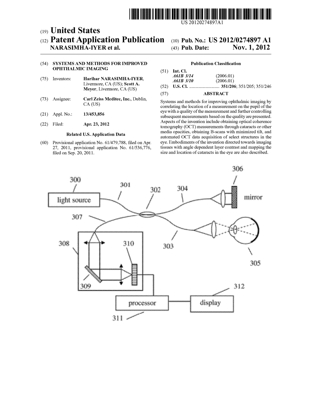 SYSTEMS AND METHODS FOR IMPROVED OPHTHALMIC IMAGING - diagram, schematic, and image 01