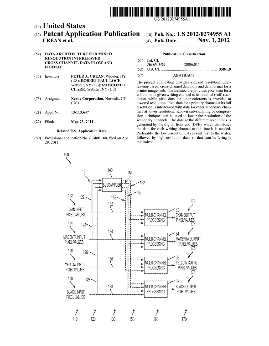 Data architecture for mixed resolution interleaved cross-channel data flow     and format - diagram, schematic, and image 01