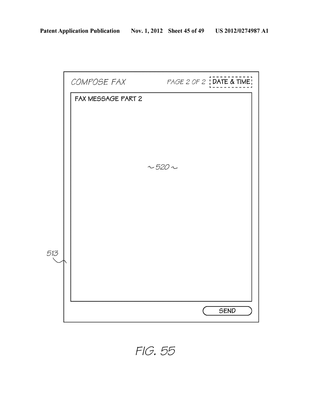 ELECTRONICALLY MESSAGE CAPTURE THROUGH INTERACTION WITH PRINTED DOCUMENT - diagram, schematic, and image 46