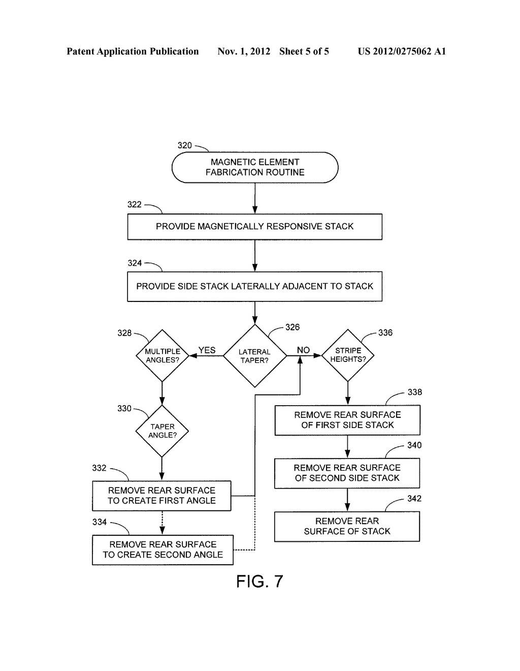 Magnetic Element With Varying Stripe Heights - diagram, schematic, and image 06