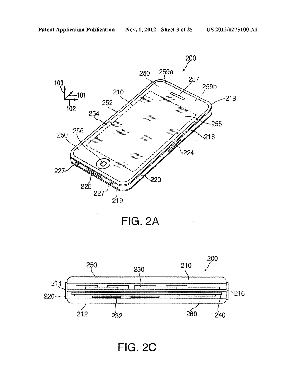 Portable Electronic Device Housing with Outer Glass Surfaces - diagram, schematic, and image 04