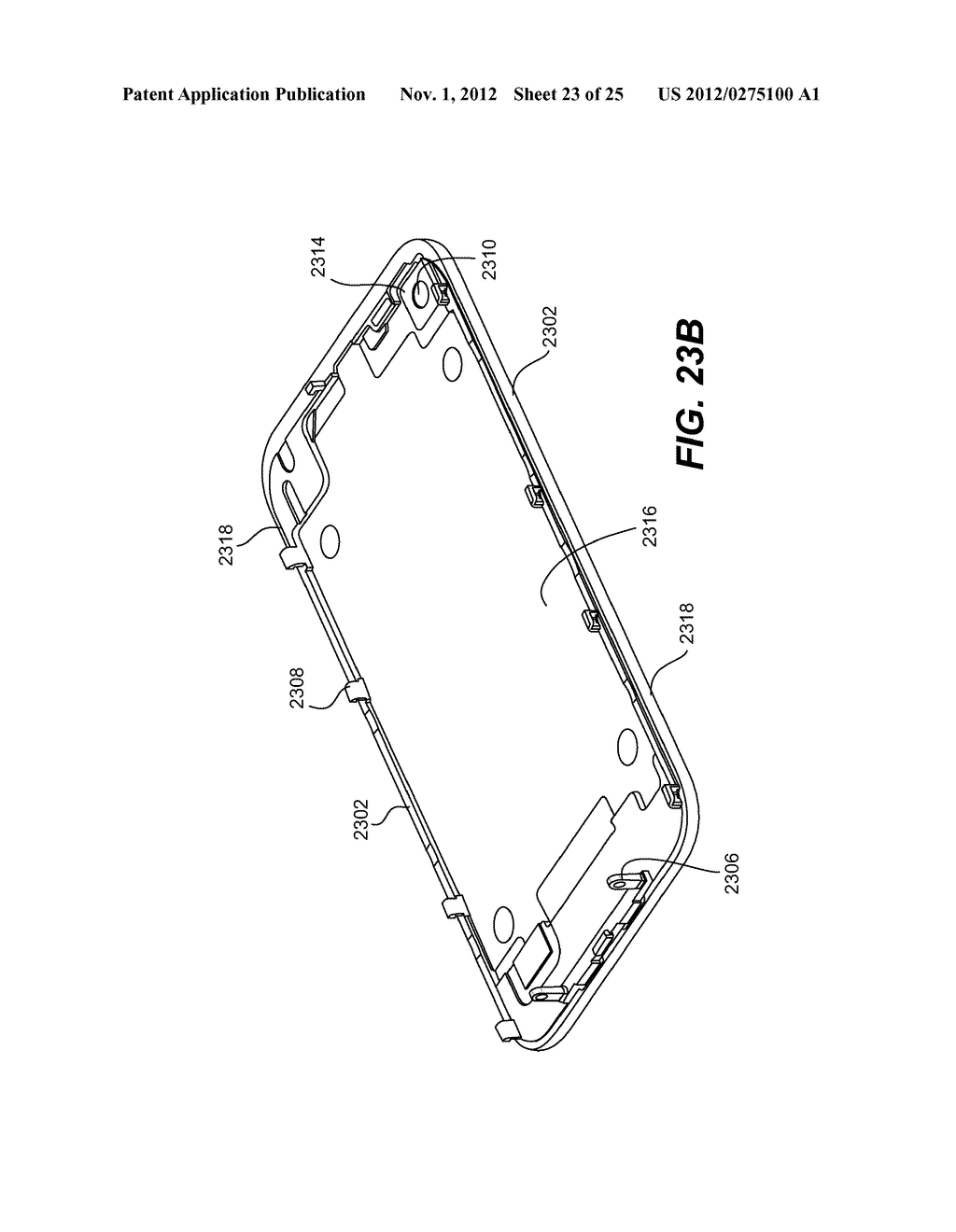 Portable Electronic Device Housing with Outer Glass Surfaces - diagram, schematic, and image 24