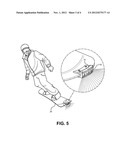 Ski or Snowboard Mountable Light-Emitting Safety Device diagram and image