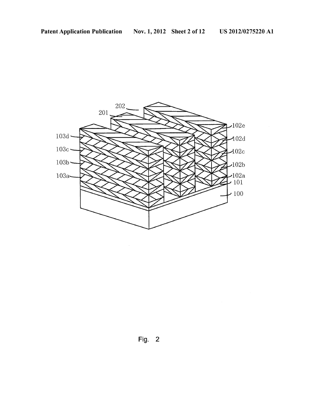THREE-DIMENSIONAL MULTI-BIT NON-VOLATILE MEMORY AND METHOD FOR     MANUFACTURING THE SAME - diagram, schematic, and image 03