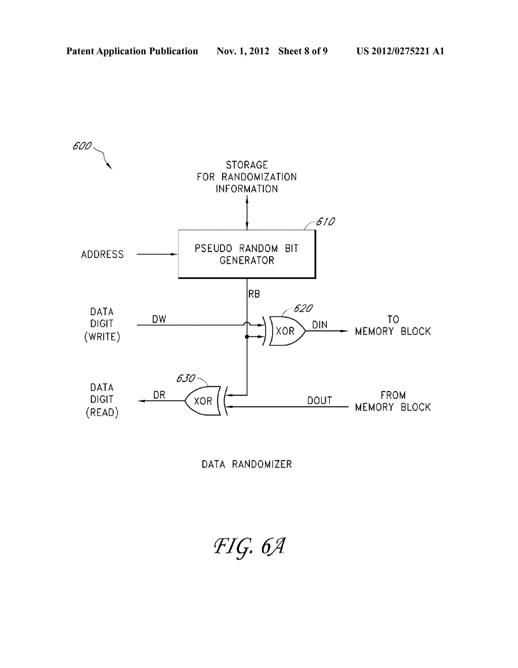 MEMORY DEVICES AND METHODS OF STORING DATA ON A MEMORY DEVICE - diagram, schematic, and image 09