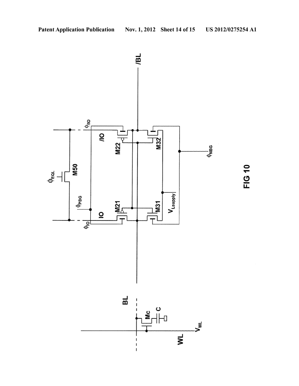 DIFFERENTIAL SENSE AMPLIFIER WITHOUT DEDICATED PRECHARGE TRANSISTORS - diagram, schematic, and image 15