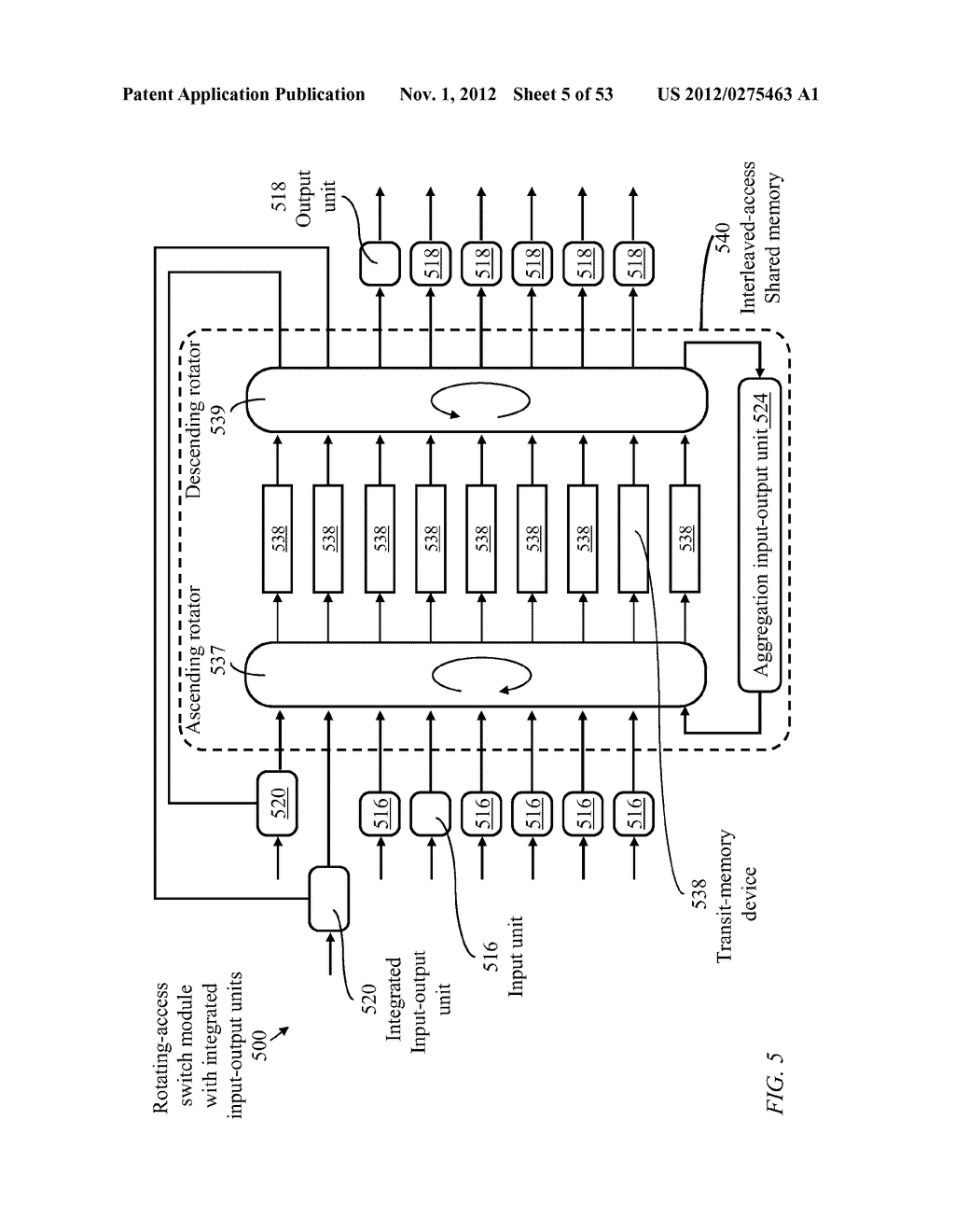 High-Capacity Data Switch Employing Contention-Free Switch Modules - diagram, schematic, and image 06