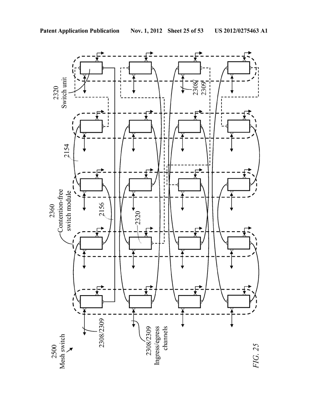 High-Capacity Data Switch Employing Contention-Free Switch Modules - diagram, schematic, and image 26