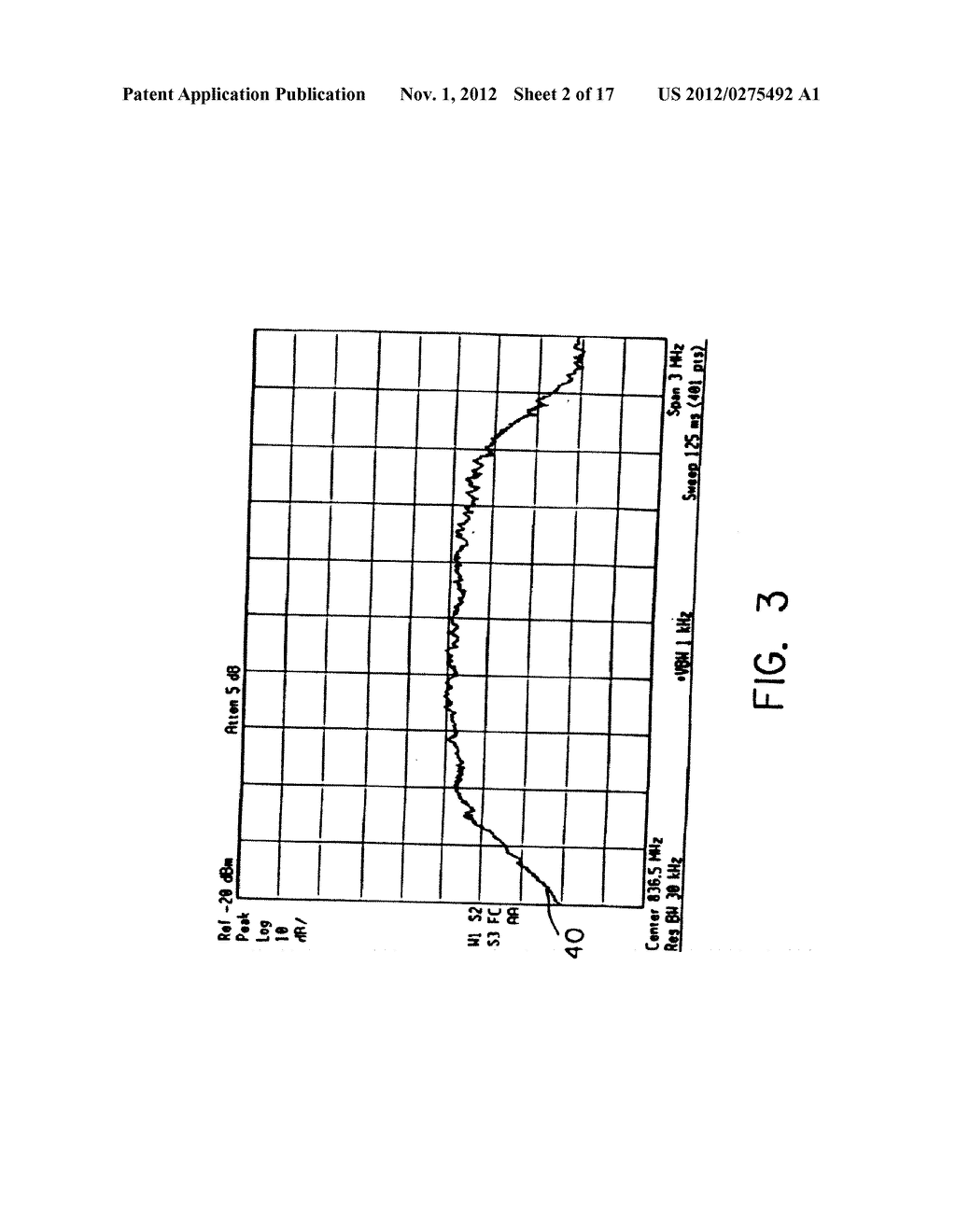 METHOD AND DEVICE FOR MAINTAINING THE PERFORMANCE QUALITY OF A     COMMUNICATION SYSTEM IN THE PRESENCE OF NARROW BAND INTERFERENCE - diagram, schematic, and image 03